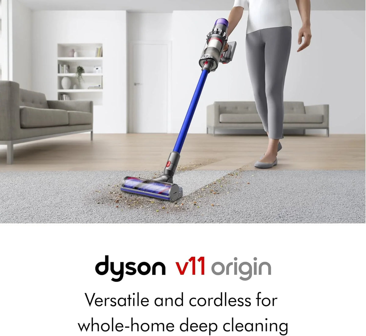 Dyson Cordless Vacuum, 185 AW, 3 Power Modes, Up To 60 Minutes - V11 Origin