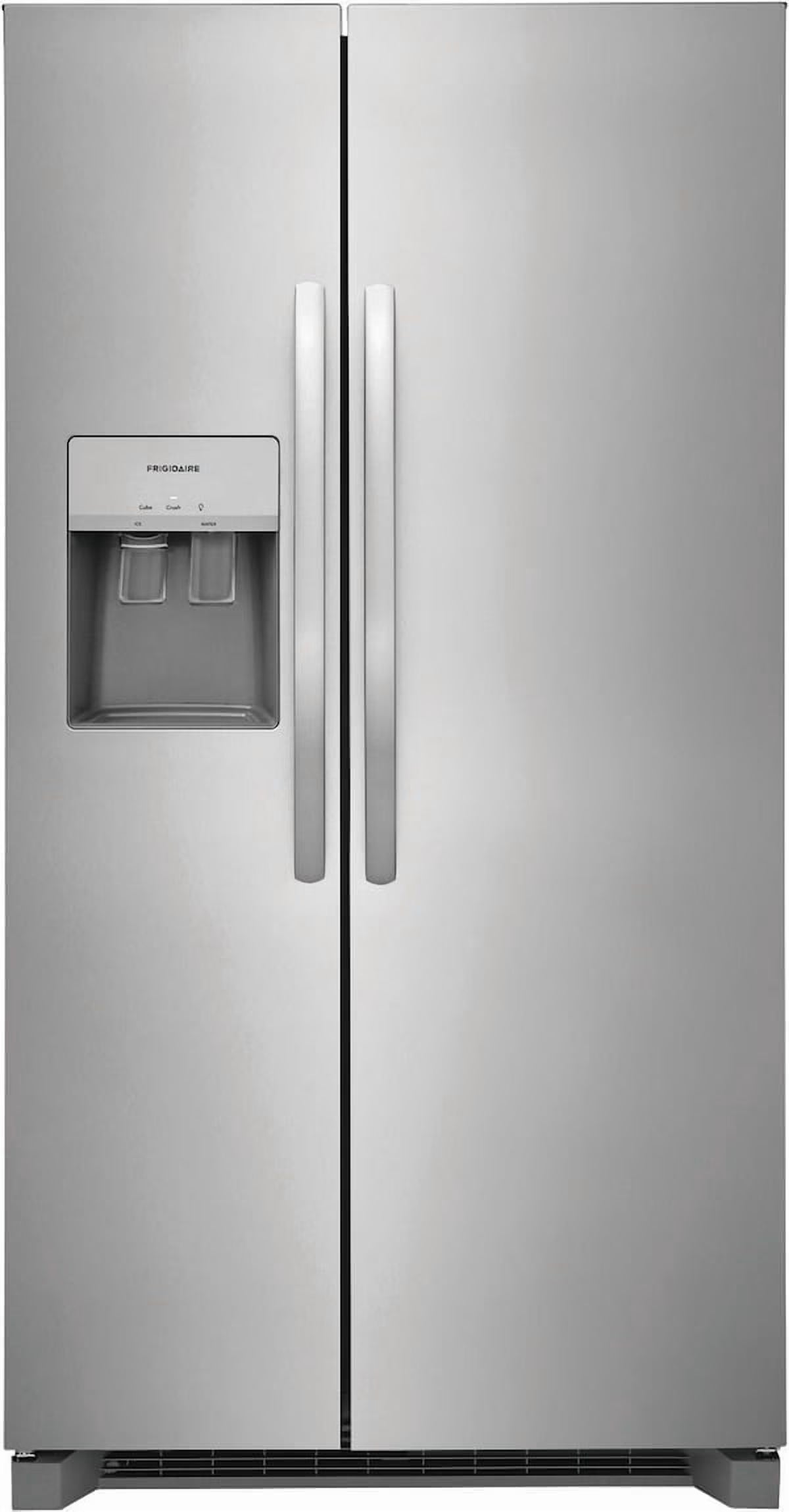Frigidaire 26 Cu. Ft. 36in Standard Depth Side-by-Side Refrigerator, Stainless Steel - FRSS2623AS