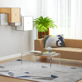 Clear Acrylic Waterfall Coffee Table, 32 inch x 16 inch x 16 inch, 20mm Thick