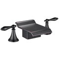 2-Handle Waterfall Bathroom Bathtub Faucet - Oil Rubbed Bronze
