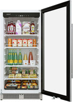 EdgeStar Commercial Beverage Merchandiser, 10.1 Cu. Ft., 22 in Wide, Stainless Steel - VBM101