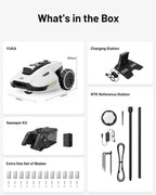 Mammotion YUKA Mini 500H Robotic Lawn Mower, 0.12 Acre, White - 500H