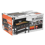 Blackstone Original 4-Burner 36in Propane Omnivore Griddle With Hard Cover - 2177