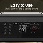 Chefman Digital Air Fryer With Rotisserie, 10 Qt, 17 Presets - CRJ38-10-RDO-V2