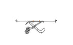 Universal Mobile Miter Saw Stand With Mounting Braces - AC9946