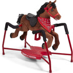Brown Plush Interactive Riding Horse - Large