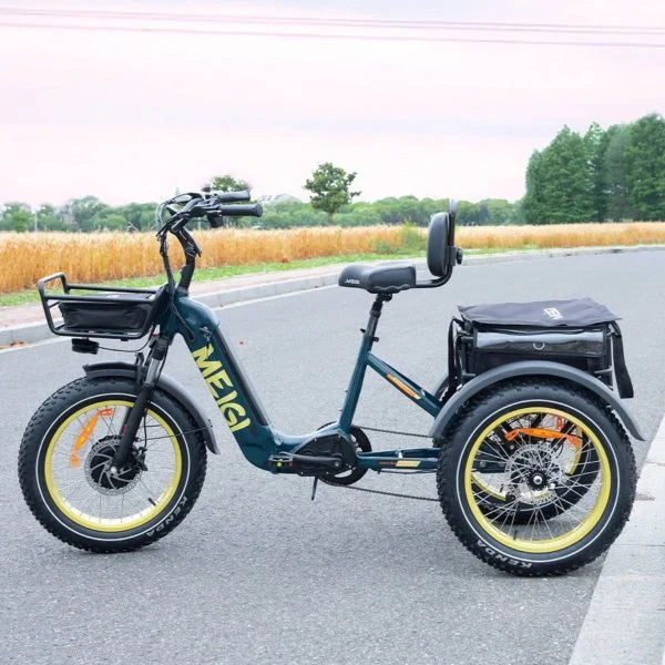 DWMEIGI Silverado 20 inch 48V/14Ah 750W Folding Electric Tricycle With Wide Tires, 150 kg - MG2301