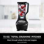 Ninja Mega Kitchen System, 1500W Blender And Processor, 72oz Pitcher, 64oz Bowl, 2 16oz To-Go Cups, Black - BL770