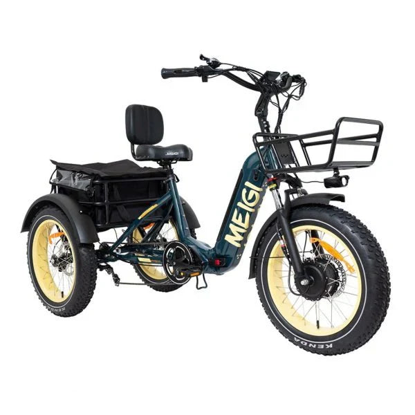 DWMEIGI Silverado 20 inch 48V/14Ah 750W Folding Electric Tricycle With Wide Tires, 150 kg - MG2301