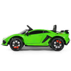 Licensed Lamborghini SVJ Kids Ride-On Car, 12V Battery Powered - Red, White, Black, Green Or Pink