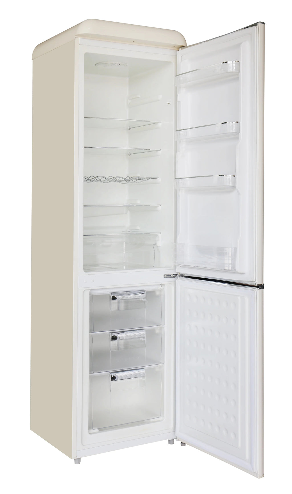 Frigidaire Bottom Mount Retro Refrigerator, 9.0 Cu. Ft., Black