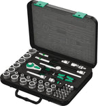 8100 SB 2 Zyklop 3/8 Inch Metric Ratchet Set, 43 Piece - 05003594001