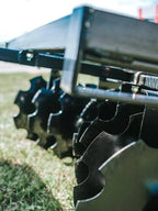 Titan Distributors Inc. 4-Ft Notched Disc Harrow Attachment Pull Behind for ATV and UTV - NO250072