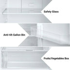 Frigidaire Retro Bar Fridge, 3.2 Cu. Ft., Pink, 65-Watt - EFR376-C-PINK