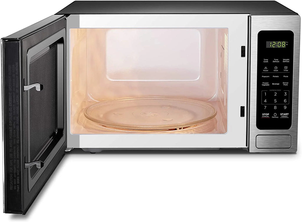 BLACK+DECKER 1.4 Cu Ft 1000 Watt Countertop Microwave Oven, Stainless Steel