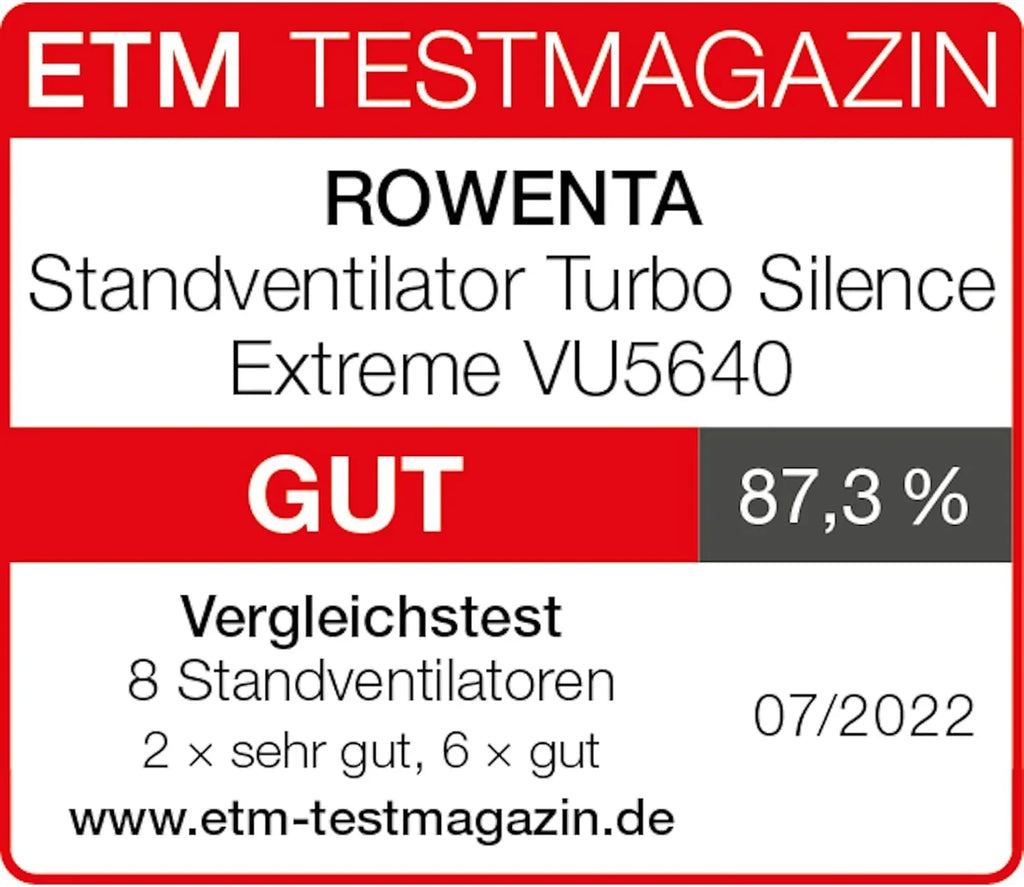 Rowenta Turbo Silence Extreme+ Pedestal Fan - VU5870