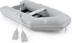 10ft Inflatable Dinghy Boat, 4-Person, 990lb Capacity, Aluminum Oars And Floor