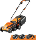 Cordless 13-Inch Lawn Mower 24V Max With 2x4.0Ah Battery And Charger