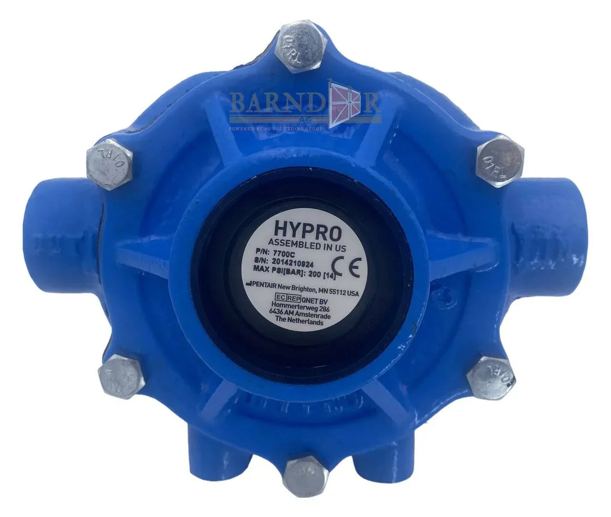 Cast Iron 7-Roller Pump, 22.1 GPM, 200 PSI, 3/4 inch NPT - 7700C
