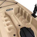 Lifetime Fishing Kayak 10ft 2-Pack With Paddles, UV-Protected HDPE, Tan - Tamarack Angler 100