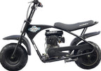 MotoTec 105CC 3.5HP Mini Bike, Black, Alloy Steel, 23mph - KN110-A