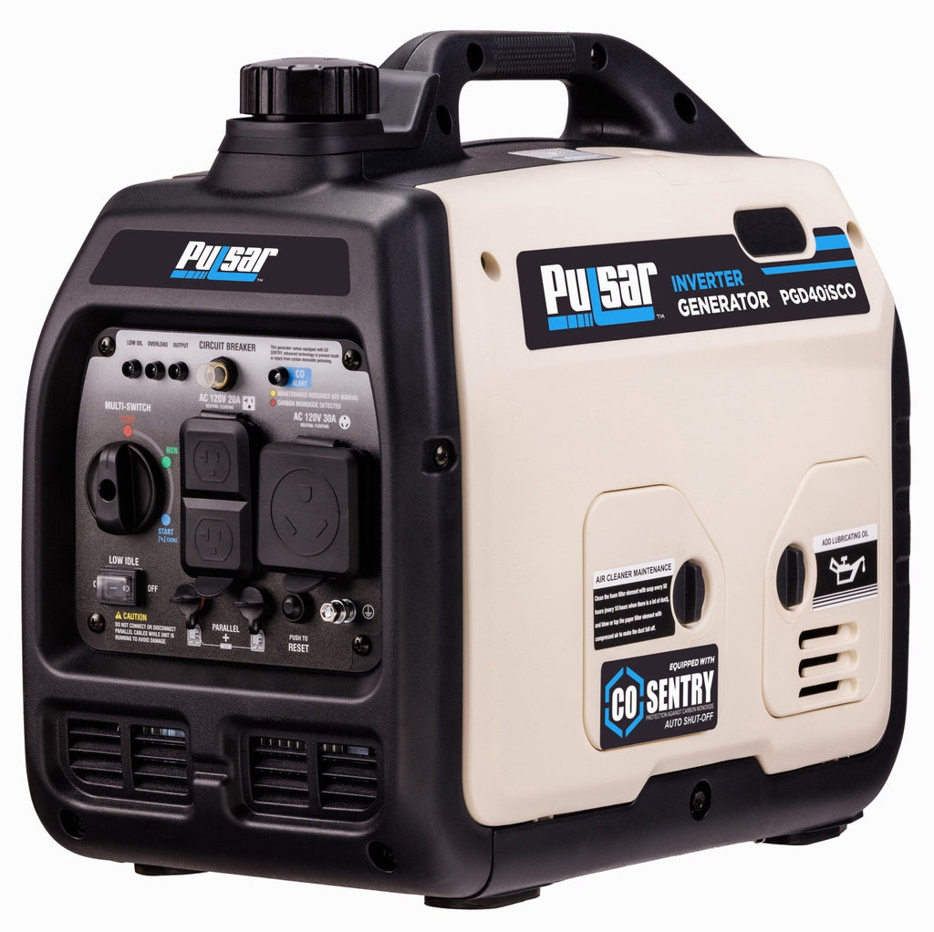 Pulsar 4000-Watt Quiet Inverter Generator With CO Sentry - PGD40iSCO